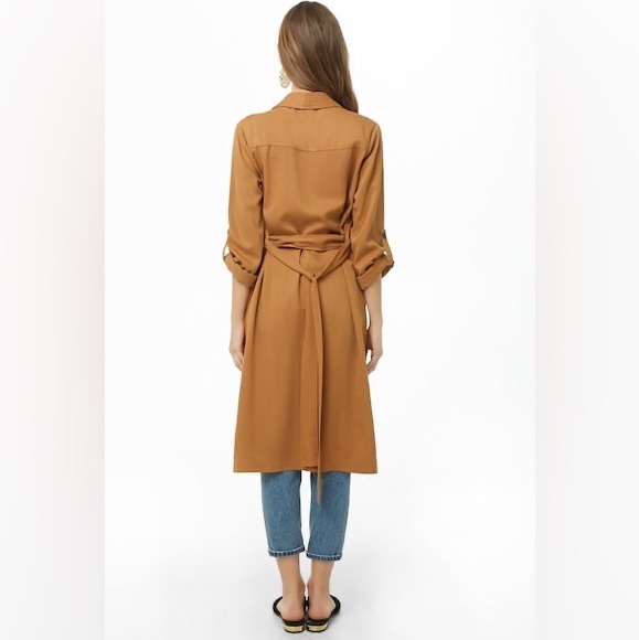 Forever 21 Long Line Camel Duster - Picture 6 of 16